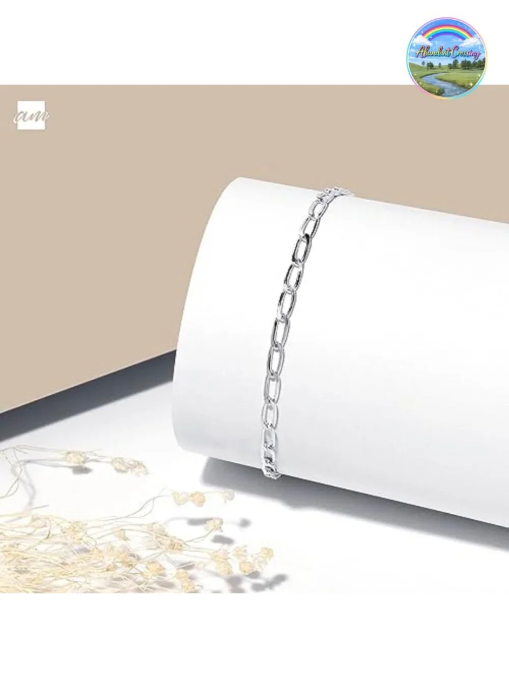 925 Sterling Silver Adjustable Link Chain Bracelet for Charms